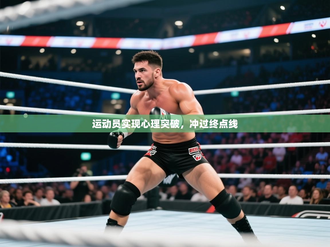 运动员实现心理突破，冲过终点线